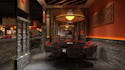 aesthetic 3d floorplan, restaurant design, cafe, bar, cgi interior render,lounge