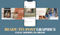 design custom social media posts for travel brands