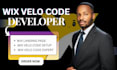 wix velo code custom wix website wix velo database wix velo code development