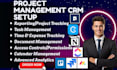 do project management crm trello jira monday clickup smartsheet notion clockify