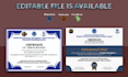 do professional certificate design