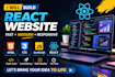 build modern frontend website for your business