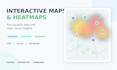 create custom interactive maps and heatmaps