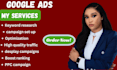ppc campaign setup search ads management conversion optimization lead generation