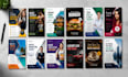 design professional party and food flyers