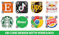 design a custom qr code with logo