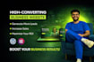 design a modern, responsive, SEO friendly website for your business