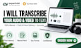 transcribe youtube video, podcast, and audio to text accurately