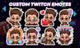 create twitch emotes, sub badges, and animated emotes