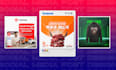 design engaging social media banners, posts and creative ads