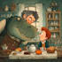 llustrate children story book illustration