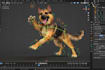 do 3d modeling, rigging, and character animation in blender