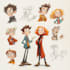 design characters and comic books