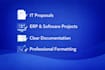 write professional IT and business proposals
