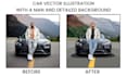 create vector car illustration