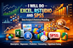 do excel, rstudio and spss