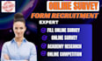 distributing online questionnaire for valid respondent on jotform, googleform