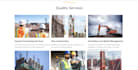 create a professional construction company website