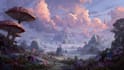 digitally paint fantasy landscape