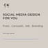design clean and modern typography posts