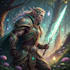 create a fantasy game character art