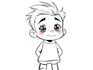 draw a cartoon character in a funny sketch