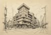 draw architecture and urban design sketches