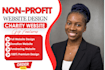 design nonprofit, charity, ngo, 501c3, donation, non profit website