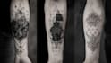 make a geometric tattoo design