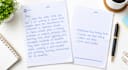 write handwritten notes, personal letters and documents