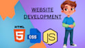 create static html, css and js website