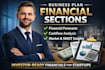 create business plan financials and cashflow forecast