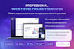create responsive custom HTML, cs,s js, react websites