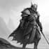 design cinematic dnd character line art