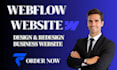 design, redesign, webflow website webflow design webflow expert