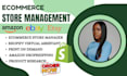 do ecommerce store setup etsy amazon ebay tiktok shop shopify store