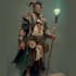 do a fantasy character art and character