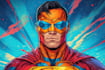 design you a marvelous character superhero
