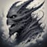draw creepy horror dark art concept