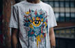 design premium graffity t shirt design