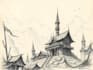 draw a fantasy sketchy illustration