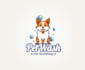 create a professional pet grooming logo design