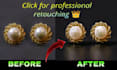 make your jewelry shine with professional high end retouching