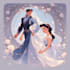 design couple portrait illustration