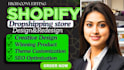 build shopify store or dropshipping ecommerce store