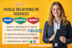 promote your brand using trusted public relations, press distribution, SEO, ORM
