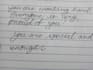 provide neat and clear handwritten content