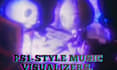create a custom ps1 retro 3d music visualizer and lofi animation