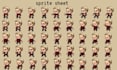 make pixel art sprite sheet animation character sprite sheet for rpg game art