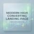 build a modern react landing page for your business